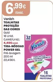 Vanish - Toalhitas Protecao Das Cores