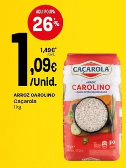 Caçarola - Arroz Carolino