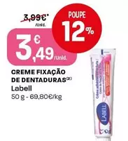 Labell - Creme Fixacao De Dentaduras