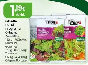 Porsi - Salada Programa Origens