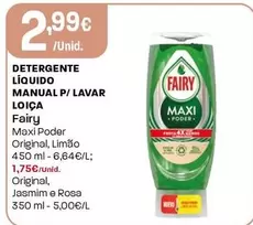 Fairy - Detergente Líquido Manual P/ Lavar Loica