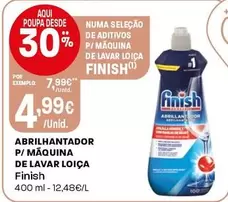 Finish - Abrilhantador P/ Maquina De Lavar Loica