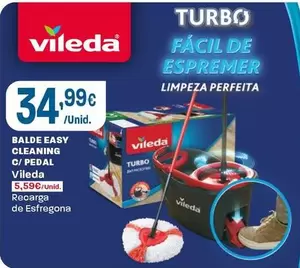 Vileda - Balde Easy Cleaning C/ Pedal