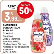 Comfort - Amaciador Concentrado P/ Roupa