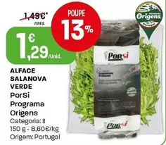 Porsi - Alface Salanova Verde