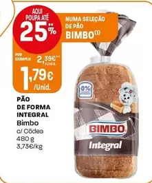 Bimbo - Pão De Forma Integral