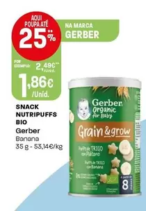 Gerber - Snack Nutripuffs Bio