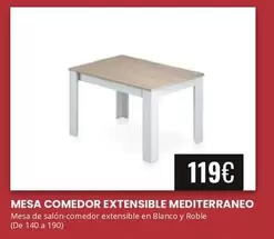 A+ - Mesa Comedor Extensible Mediterraneo