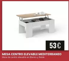 Mesa Centro Elevable Mediterraneo