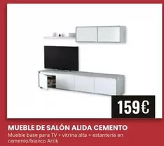 Mueble De Salón Alida Cemento