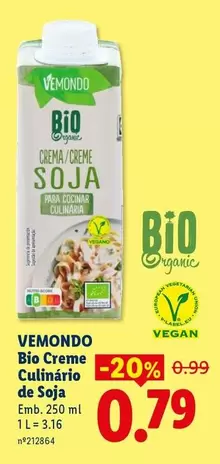Vemondo - Bio Creme Culinário De Soja