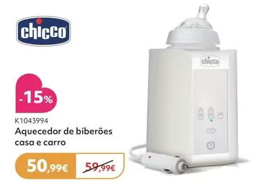 Chicco - Aquecedor De Biberões Casa E Carro