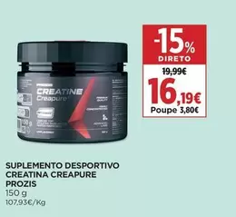 Prozis - Suplementos Desportivo Creatina Creapure 