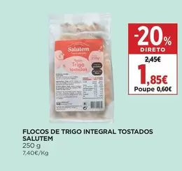 Salutem - Flocos De Trigo Integral Tostados