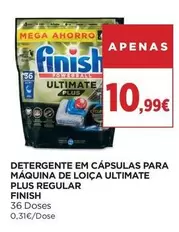 Finish - Detergente Em Cápsulas Para Máquina De Loiça Ultimate Plus Regular