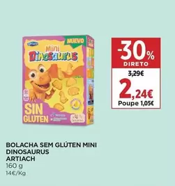Artiach - Bolacha Sem Gluten Mini Dinosaurus