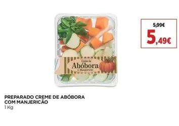 Preparado Creme De Abóbora Com Manjericao