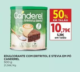 Canderel - Edulcorante Com Eritritole Stevia Em Po 