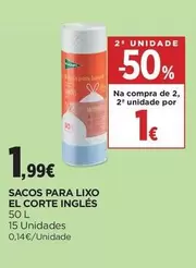 El Corte Inglés - Sacos Para Lixo