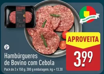 .Com - Hambúrgueres De Bovino Com Cebola