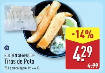 Golden Seafood - Tiras De Pota