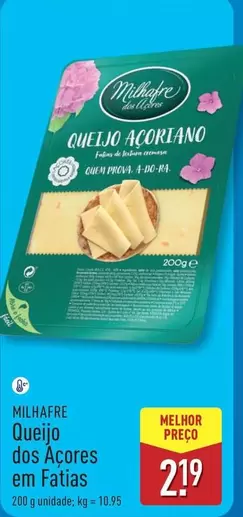 milhafre - Queijo Dos Açores Em Fatias