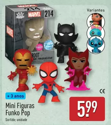 Marvel - Mini Figuras Funko Pop