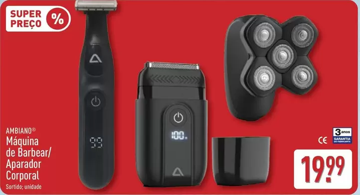 A+ - Maquina De Barbear/ Aparador Corporal