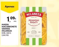 Milaneza - Massa Macarronete Grande
