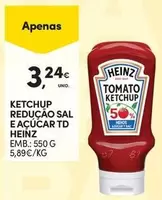 Heinz - Ketchup Redução Sal E Açúcar Td