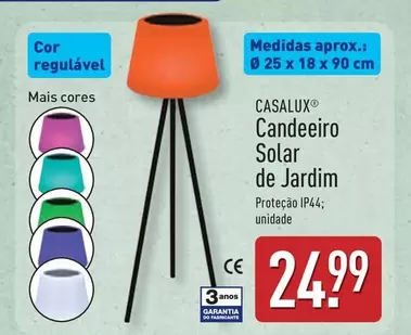 Candeiro Solar De Jardim