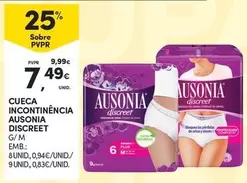 Ausonia - Cueca Incontinencia Discreet