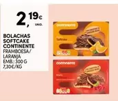 Continente - Bolachas Softcake