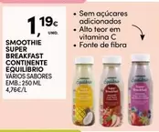 Continente - Smoothie Super Breakfast  Equilibio