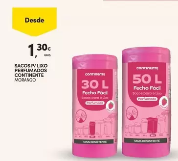 Continente - Sacos P/Lixo Perfumados