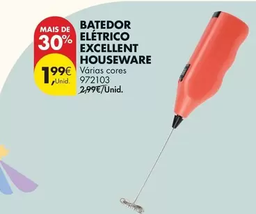 Batedor Elétrico Excellent Houseware