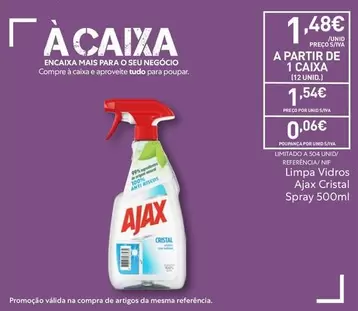 Ajax - Limpe Vidros Cristal Spray