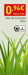 Vela De Citronela Ultra