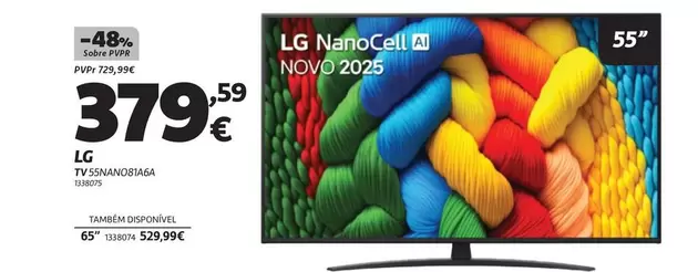 LG - TV 55NANO81A6A