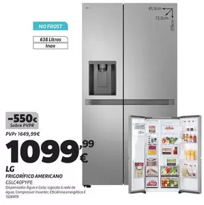 LG - Frigorifico Americano GSLC40PYPE