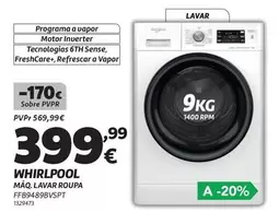 Whirlpool - Maq. Lavar Roupa FFB9489BVSPT