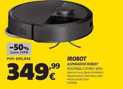 Irobot - Aspirador Robot Roomba Combo 405+