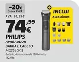 Philips - Aparador De Barba E Cabelo MG7940/15