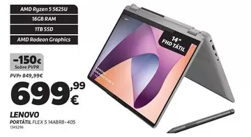 Lenovo - Portátil Flex 5 14ABR8-405