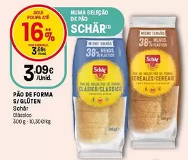 Schar - Pão De Forma S/ Gluten