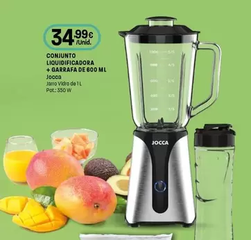 Jocca - Conjunto Liquidificadora + Garrafa De 600 Ml