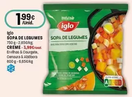 Iglo - Sopa De Legumes/Creme