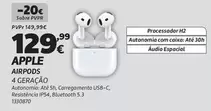 Apple - Airpods 4 Geração