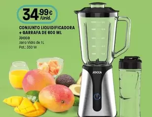 Jocca - Conjunto Liquidificadora + Barrafa De 600 Ml