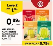 Continente - Gelatinas